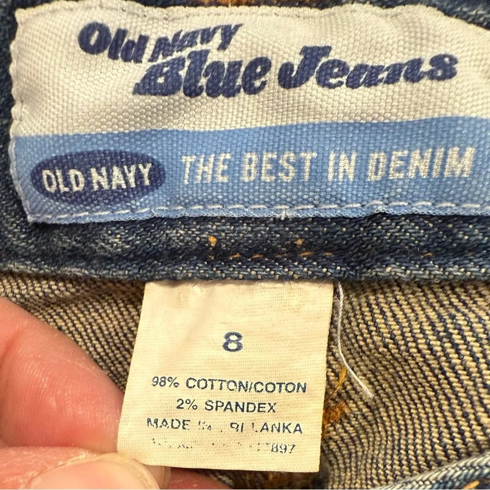 Old Navy Vintage Y2K Blue Denim Versatile Mini Skirt